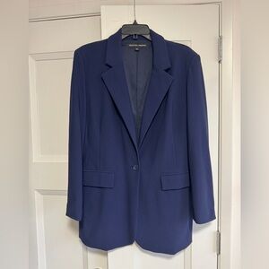 Boston Proper Women's Classic Blue Blazer